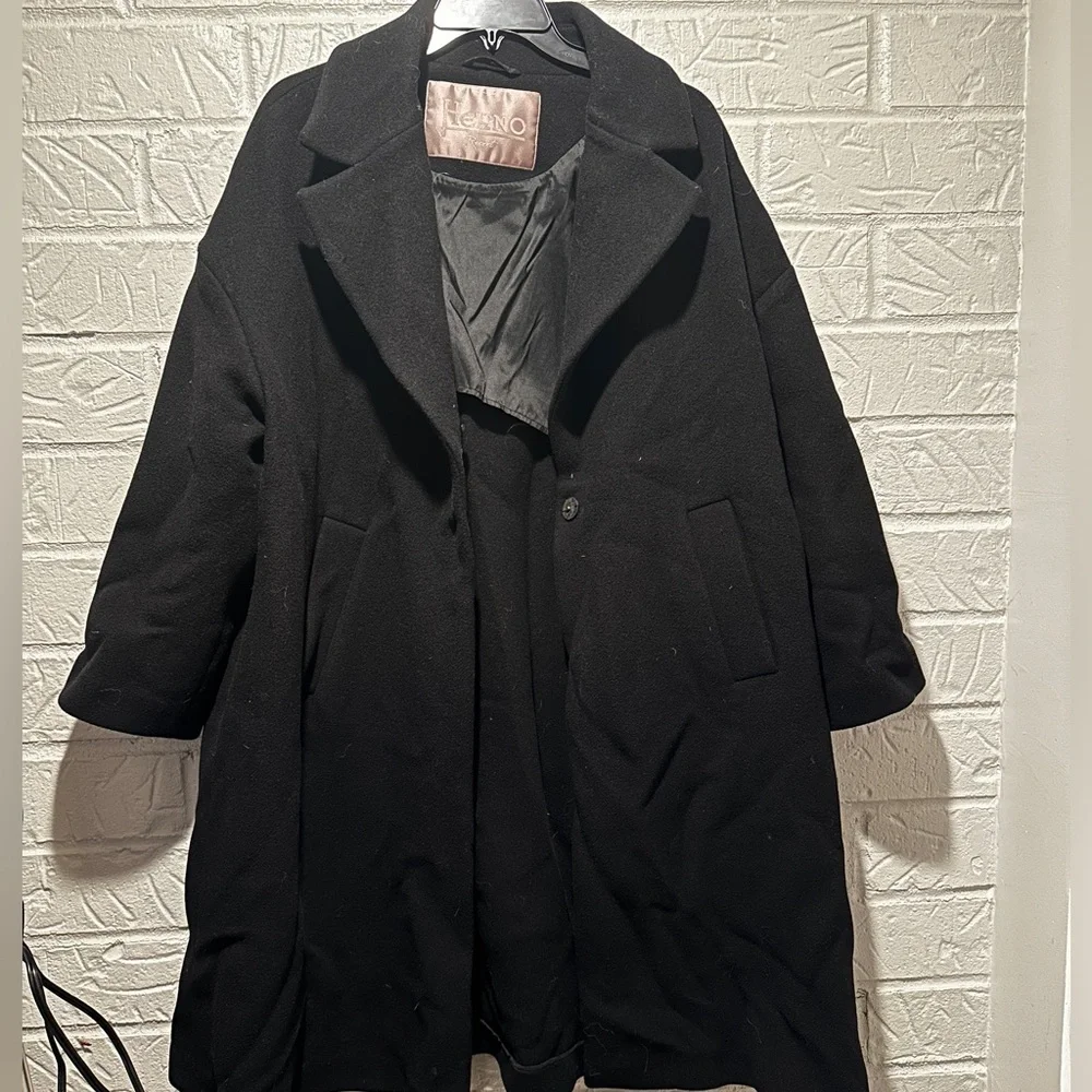 New Herno Twofer Wool-Blend Down Coat Size 42